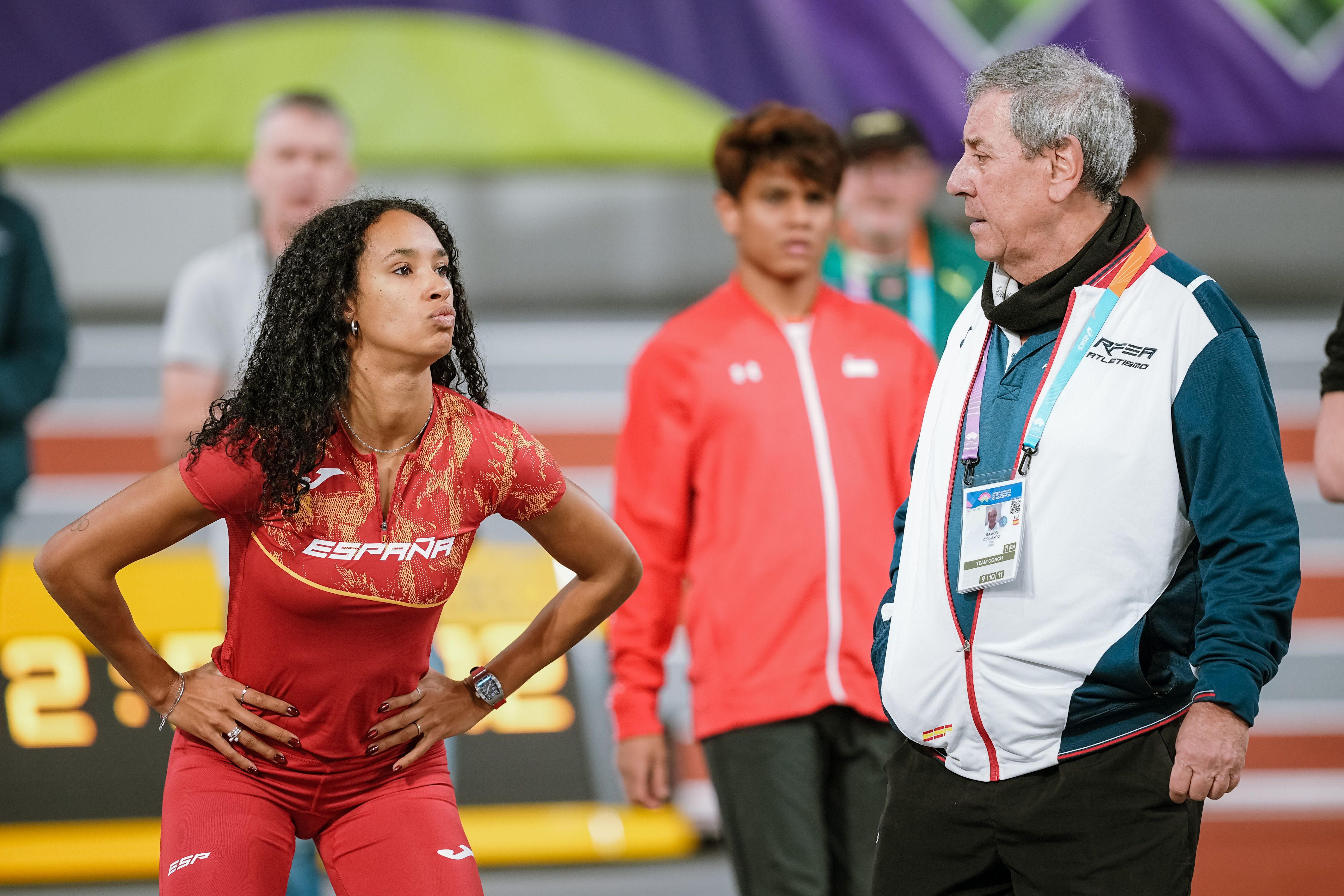 María Vicente junto a su entrenador de los últimos seis años y medio, Ramon Cid. SPORTMEDIA