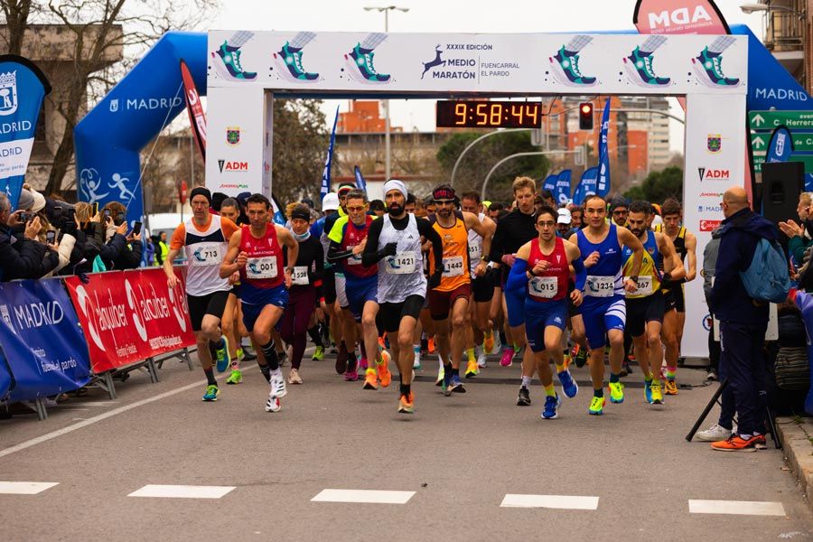 Salida de la Medio Maratón Fuencarral-El Pardo