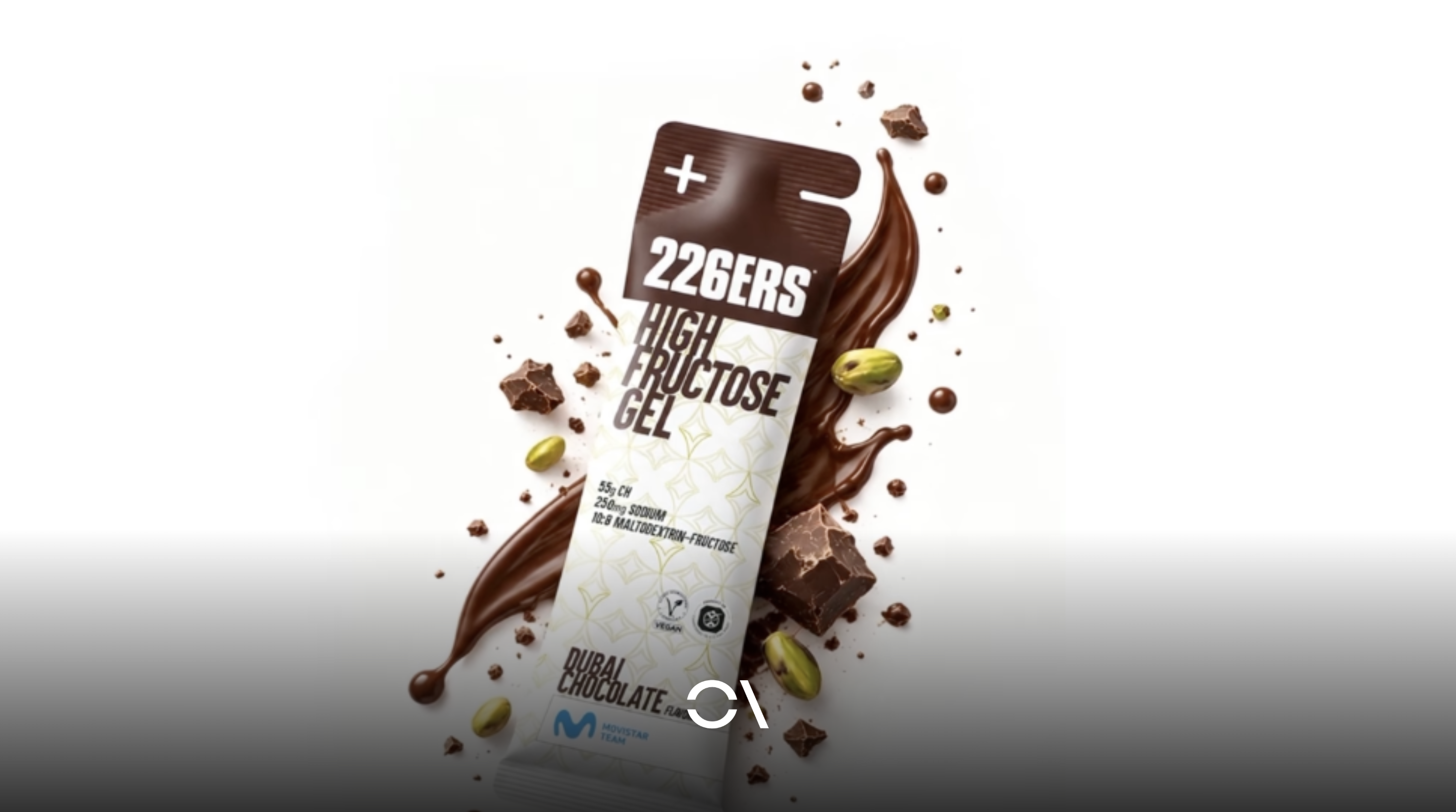 Gel High Fructose de 226ers con sabor Chocolate Dubai.
