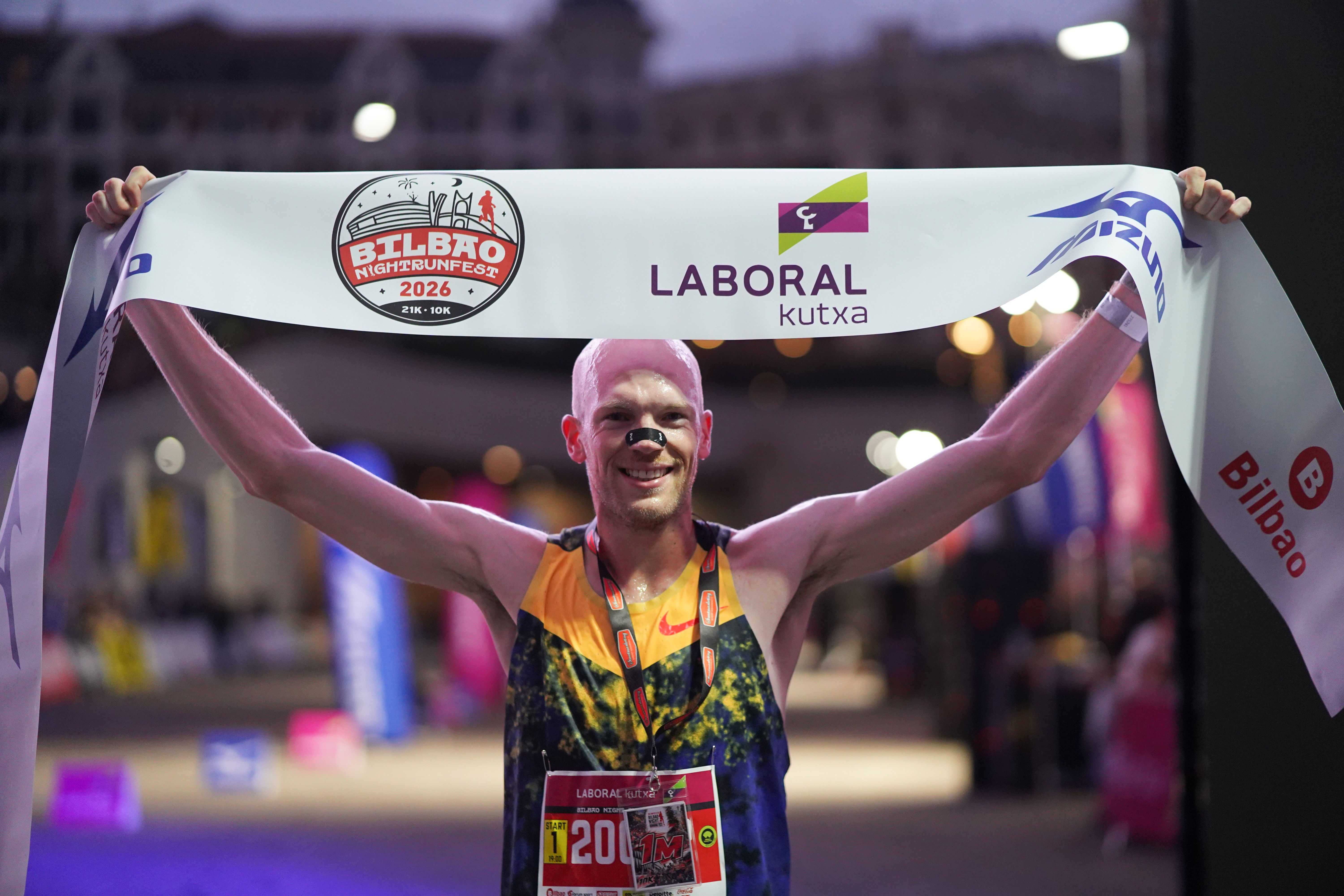 Clasificaciones del Bilbao Night Running Fest con un 10K y un medio maratón de récord.