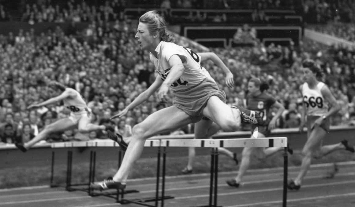 Fanny Blankers-Koen en los Juegos Olímpicos de 1948 en Londres. Foto: COI