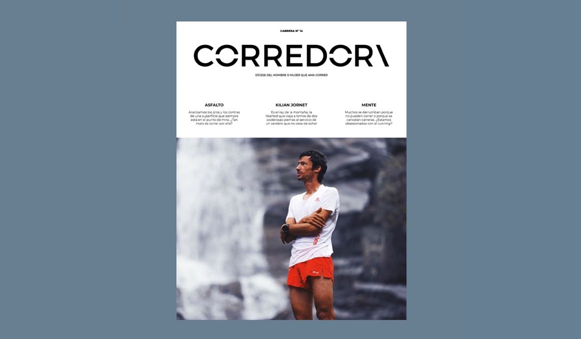 Kilian Jornet protagoniza la portada del número 14 de Corredor. Foto: Salomon. Kilian Jornet protagoniza la portada del número 14 de Corredor. Foto: Salomon.