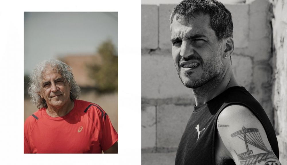 Antonio Agredano y su padre. Foto: David Molina.