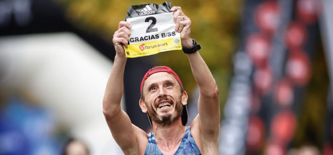 Carles Castillejo en la Behobia San Sebastián de 2018. Foto: Félix Sánchez.