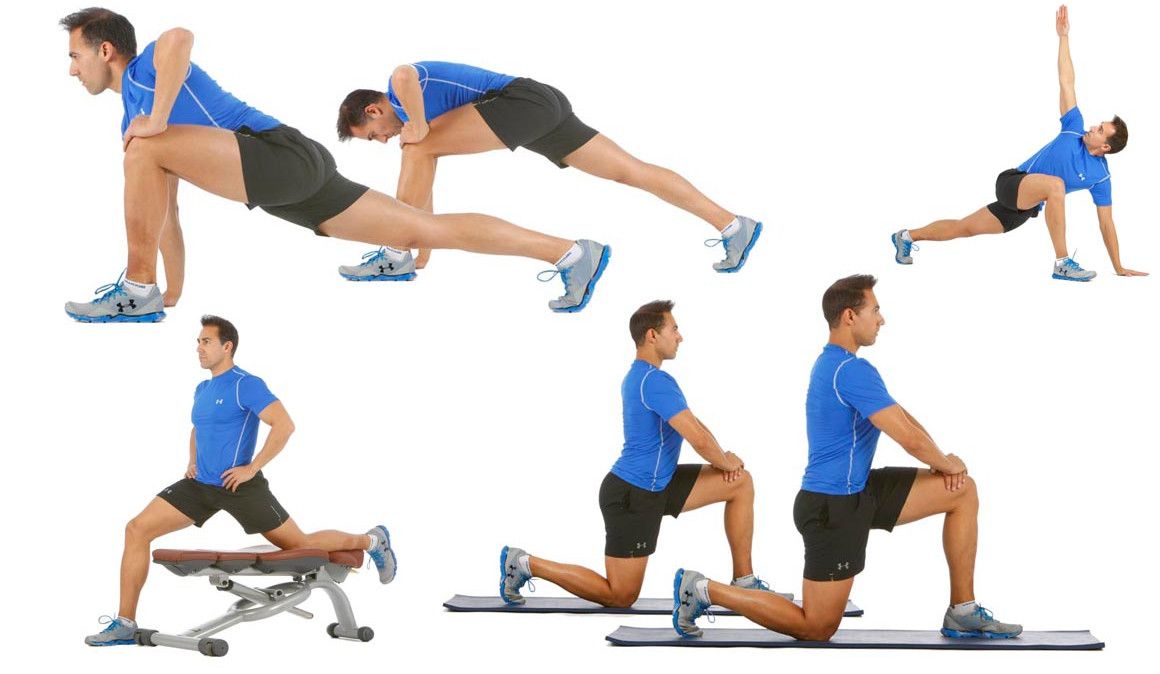 Estira la cadera con abdominales y activa el core