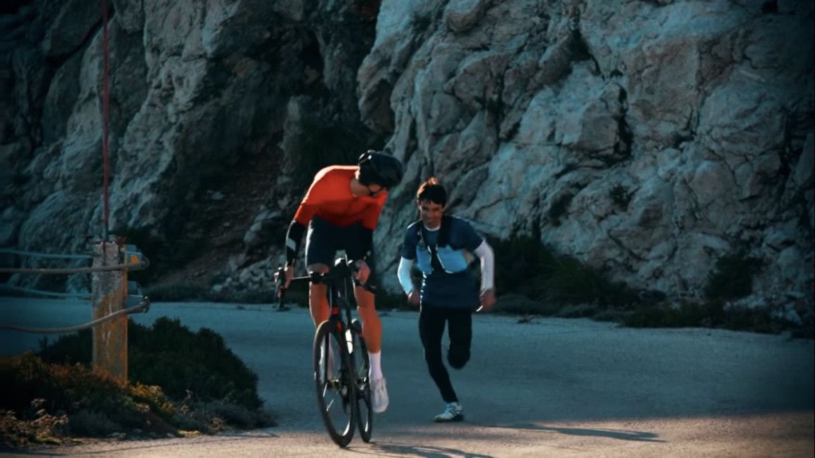 Fränk Schleck y Tòfol Castanyer durante la ascensión | Salomon Running