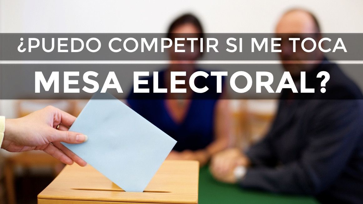 ¿Puedes correr un maratón si te ha tocado mesa electoral? | soycorredor.es