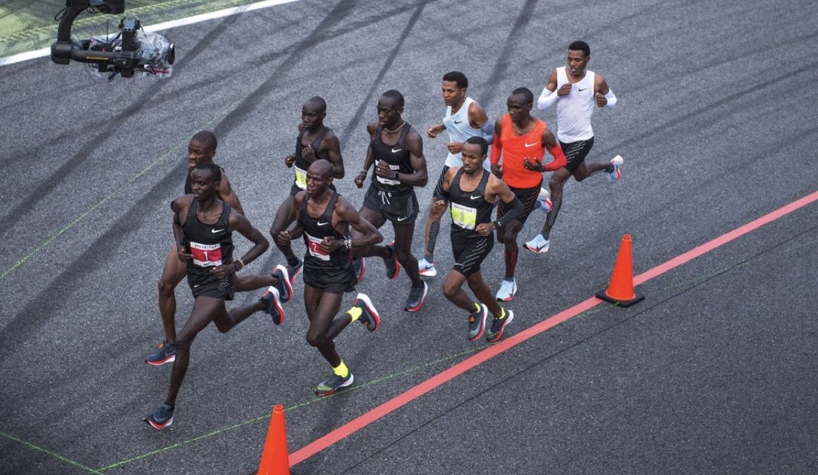 Eliud Kipchoge durante el Breaking2 celebrado en Monza | soycorredor.es