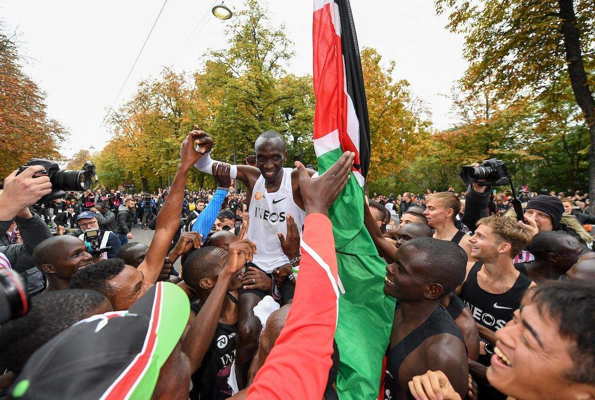 Las mejores fotos de la gesta de Kipchoge en Viena