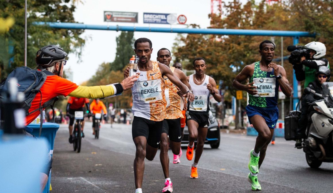 Las zapatillas de los vencedores en el Maratón de Berlín Las zapatillas de los vencedores en el Maratón de Berlín