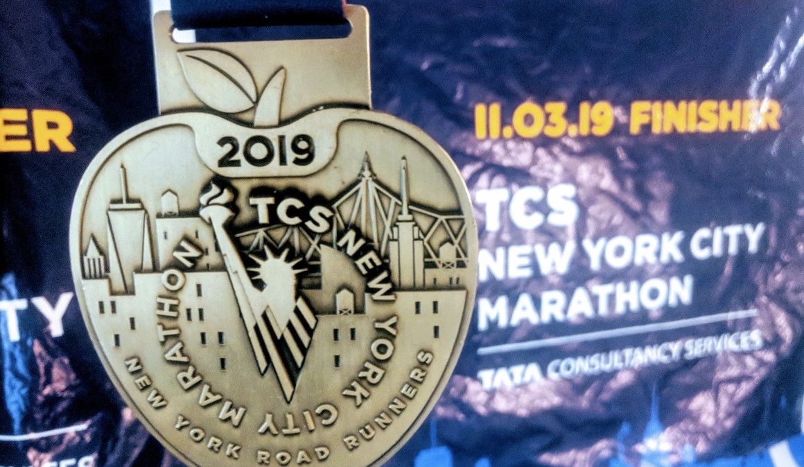 La medalla de 'finisher' del Maratón de Nueva York 2019 | Abbott La medalla de 'finisher' del Maratón de Nueva York 2019 | Abbott