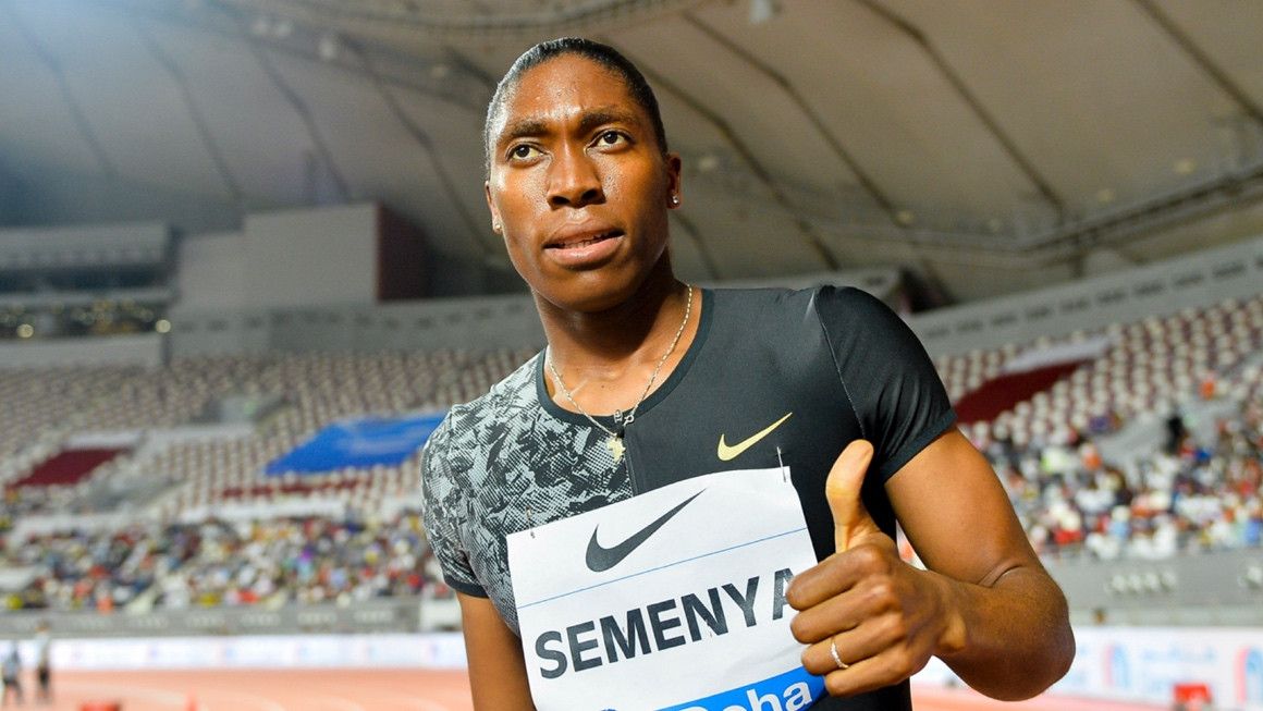 Caster Semenya tras ganar una prueba de la Diamond League. EFE.