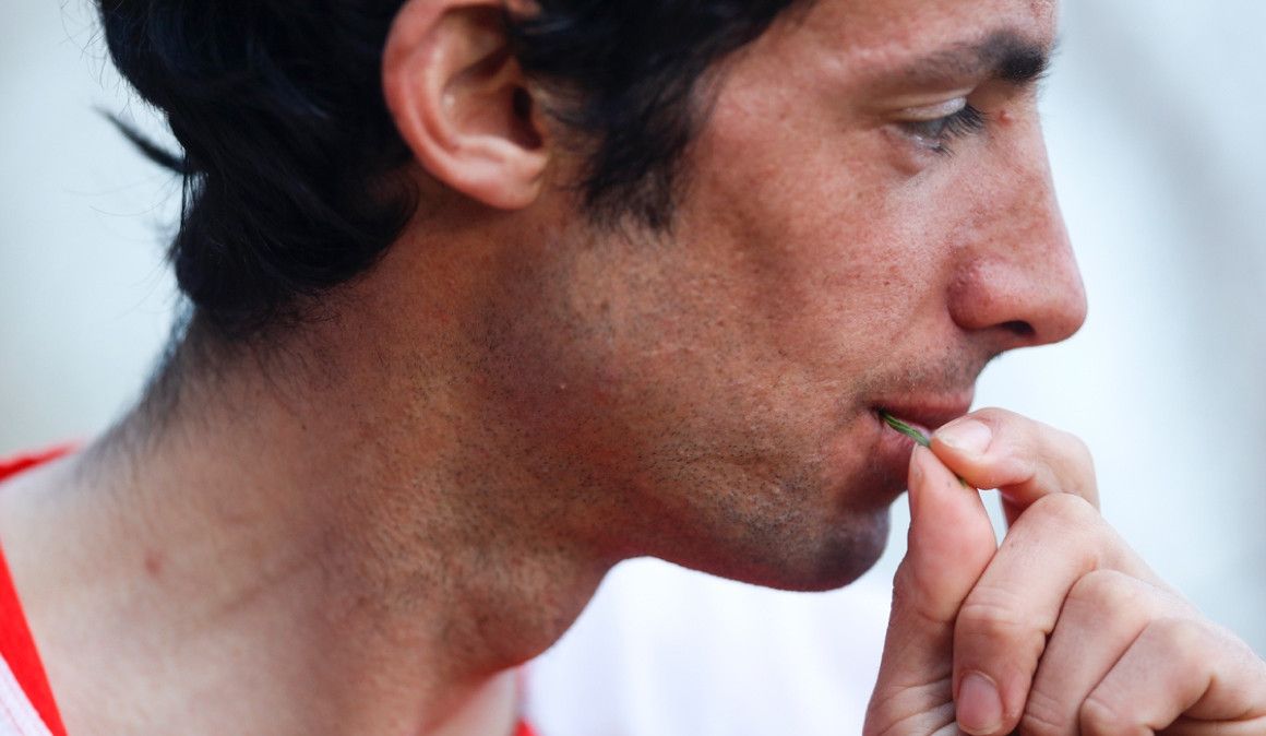 Kilian Jornet durante una sesión de fotos | Jaime de Diego Kilian Jornet durante una sesión de fotos | Jaime de Diego