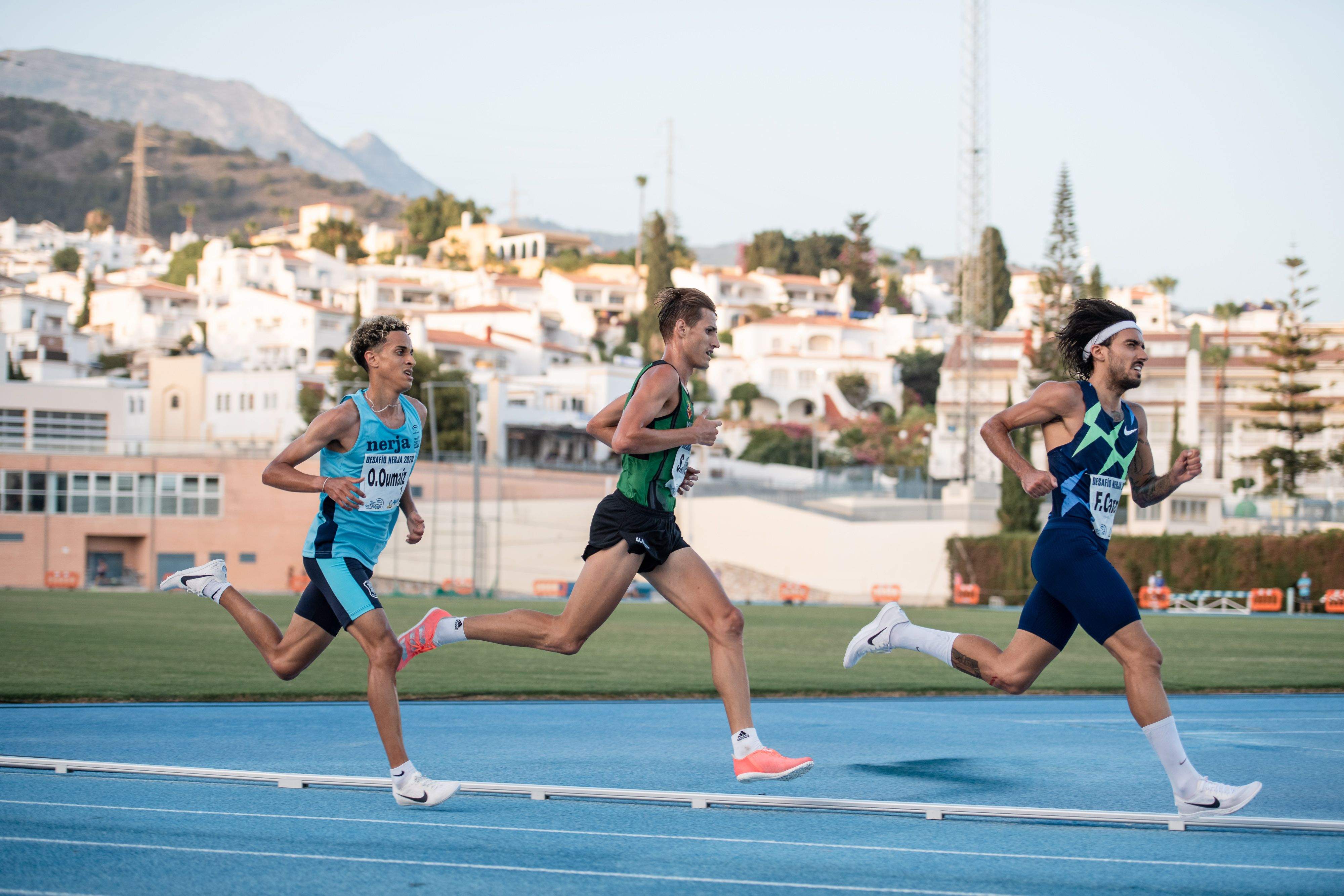 Carro, Jiménez y Oumaiz lideraron los 5.000m. Foto: Sportmedia Carro, Jiménez y Oumaiz lideraron los 5.000m. Foto: Sportmedia