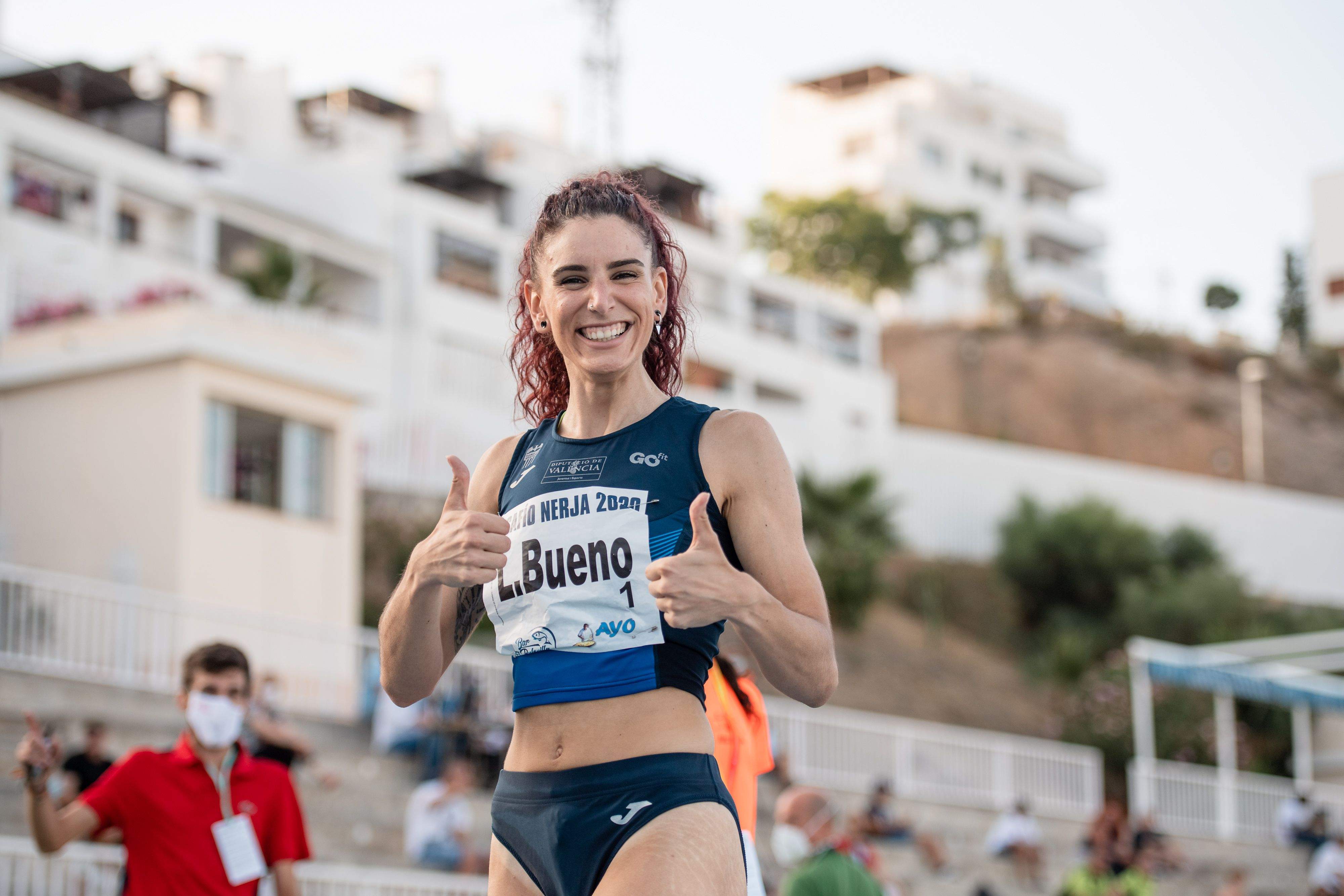 Laura Bueno, ganadora de los 400m. Laura Bueno, ganadora de los 400m.