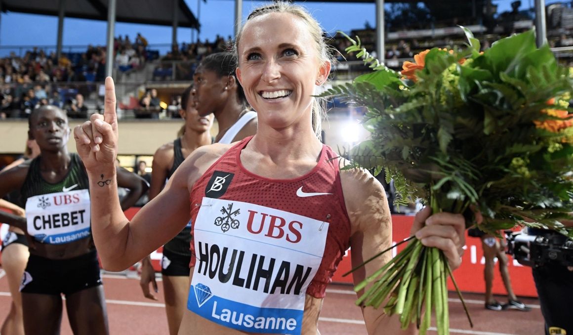 La atleta estadounidense Shelby Houlihan. Foto: IAAF