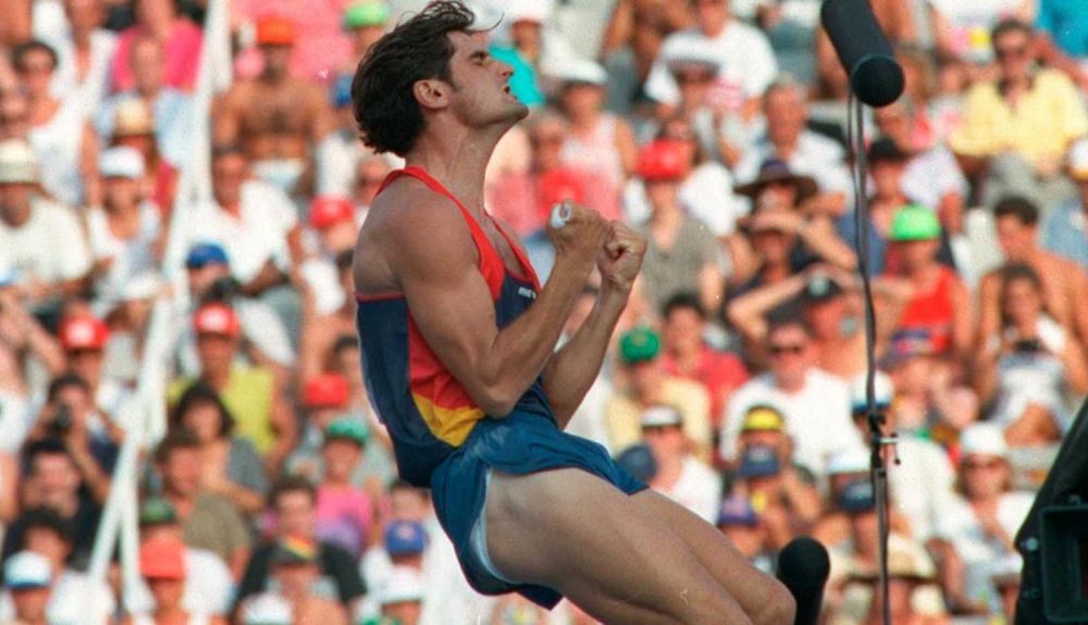 El saltador de pértiga Javier García Chico. Foto: RTVE.