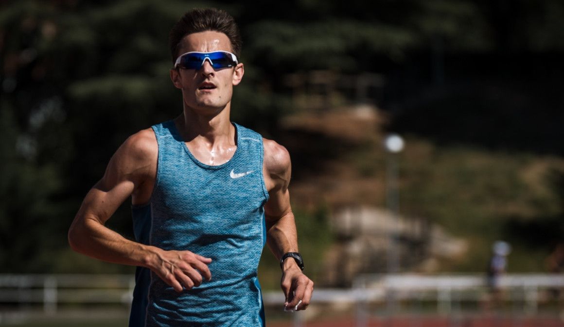 Iraitz Arrospide durante un test de lactato en Madrid en 2018 | Sportmedia