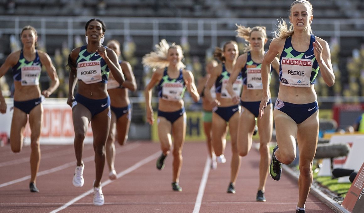 Jemma Reekie rompió la barrera de los 2 minutos con 1:59.68 en los 800 metros.