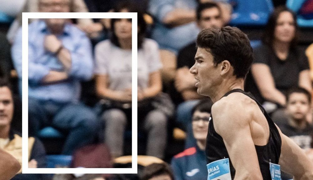 Adel Mechaal en el Campeonato de España en Pista Cubierta 2020. Foto: Sportmedia.