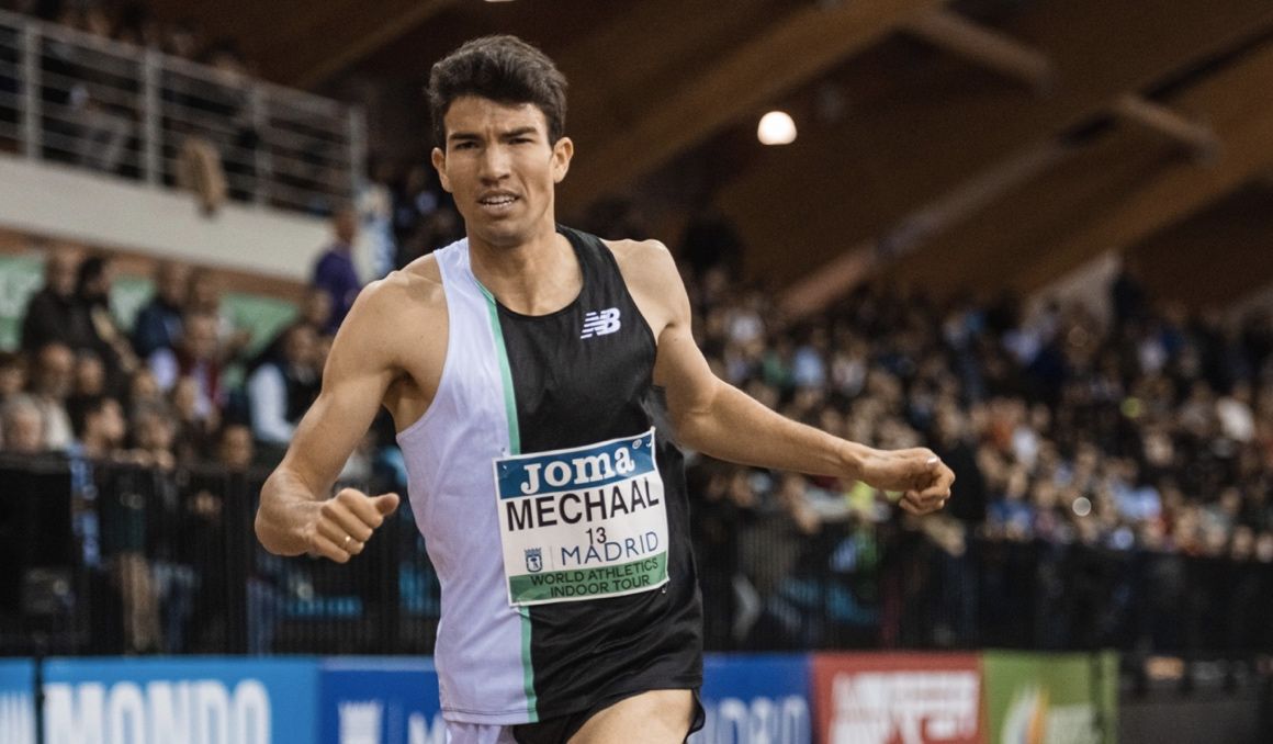 Adel Mechaal en el Meeting de Madrid en Pista Cubierta. Foto: Sportmedia. Adel Mechaal en el Meeting de Madrid en Pista Cubierta. Foto: Sportmedia.