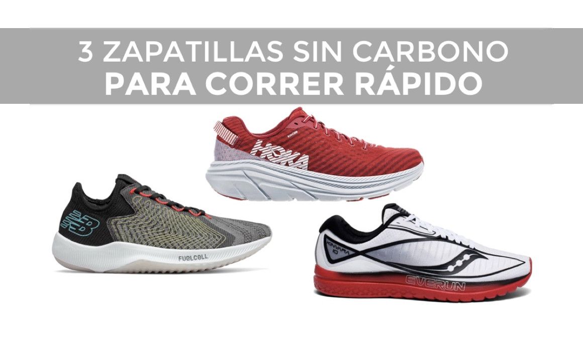 Tres zapatillas sin carbono para correr rápido | soycorredor.es