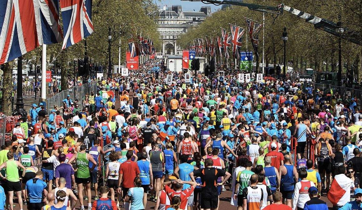 Una imagen del Maratón de Londres.