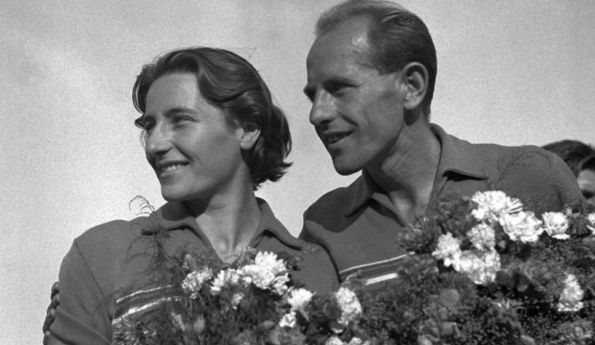 Dana y Emil Zatopek en los Juegos Olímpicos de Helsinki 1952 | COI