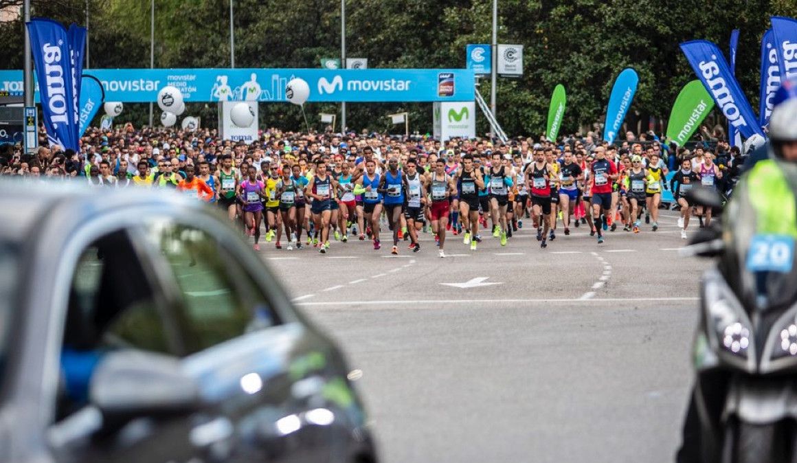 Una imagen del Movistar Medio Maratón de Madrid, una de las pruebas afectadas | JCD Fotografía