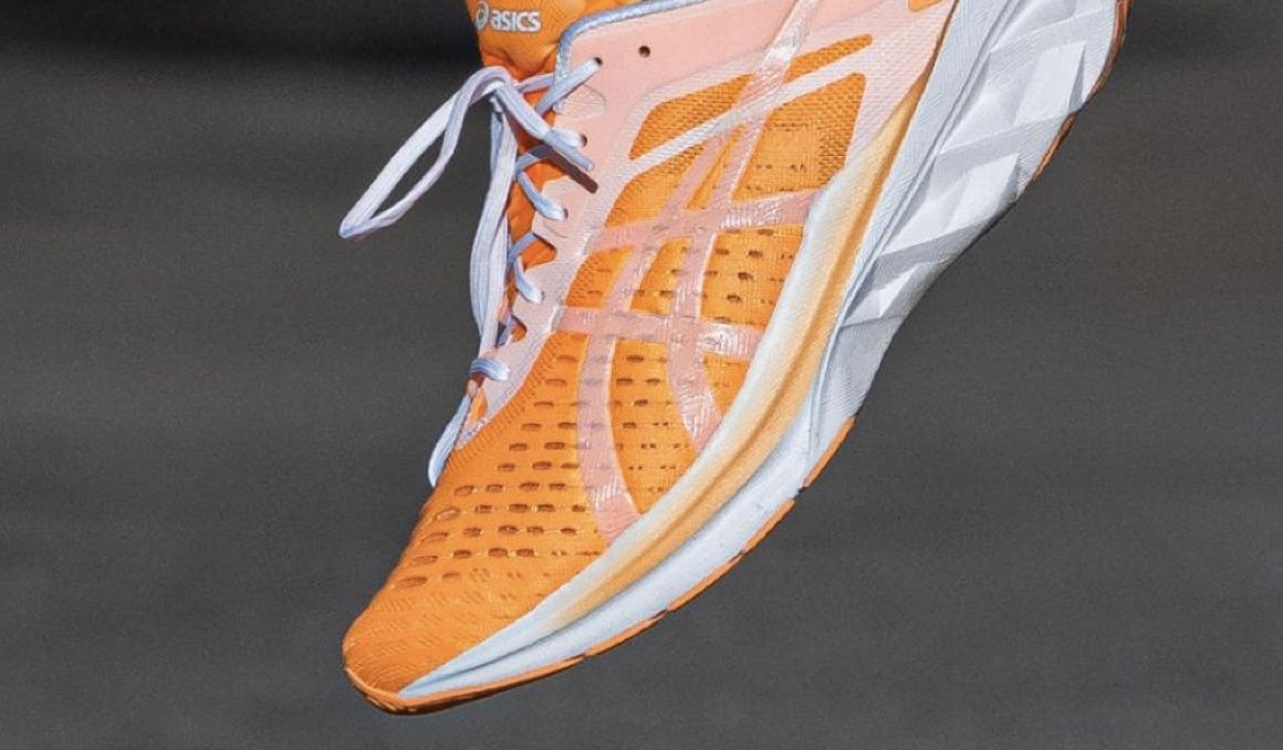 Detalle de las nuevas Asics Novablast. Detalle de las nuevas Asics Novablast.