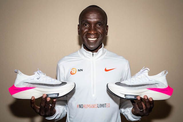 Eluid Kipchoge presenta en Viena la Alphafly para el INEOS 1:59 