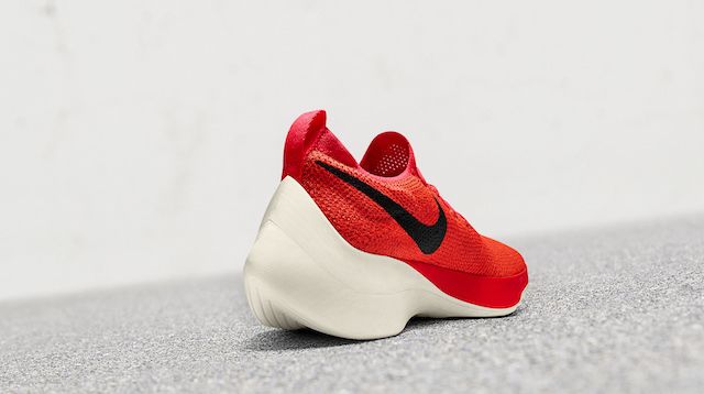 La diferencia en el talón de la Zoom Vaporfly Elite era notable 