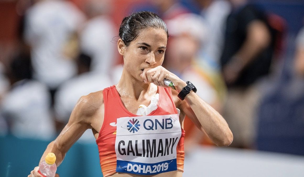 Marta Galimany en el maratón del Campeonato de Doha. Foto: Sportmedia. Marta Galimany en el maratón del Campeonato de Doha. Foto: Sportmedia.