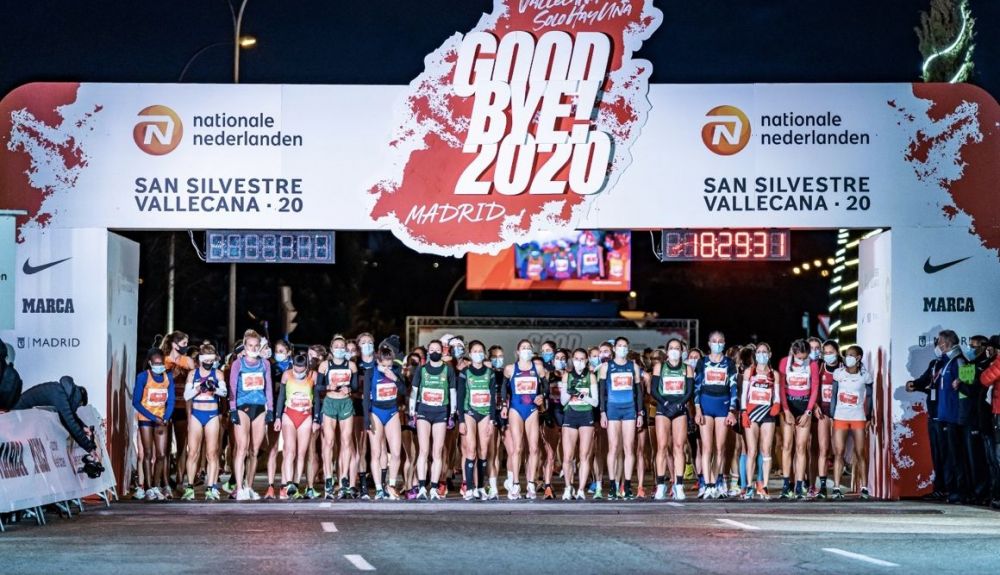 Una imagen de la salida femenina de la Nationale Nederlanden San Silvestre Vallecana. Foto  VSM Photoevents
