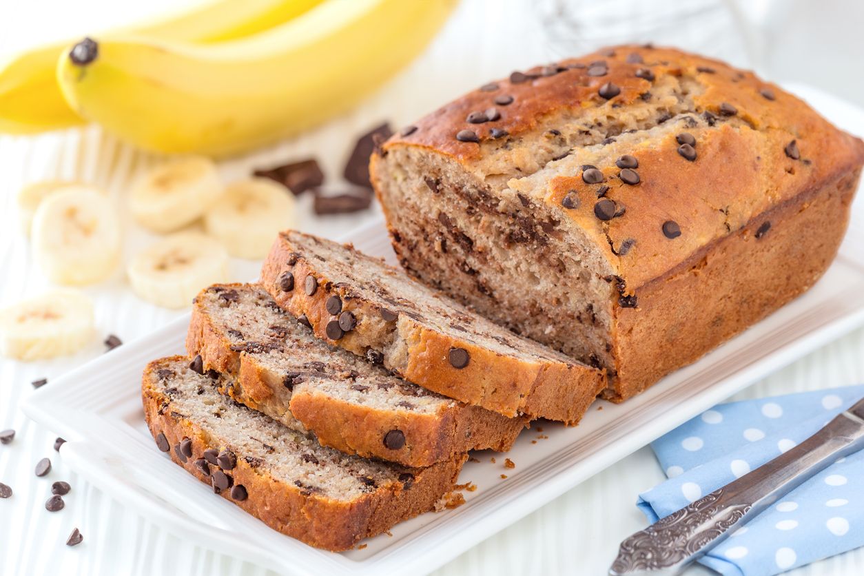 Pan de plátano o banana bread