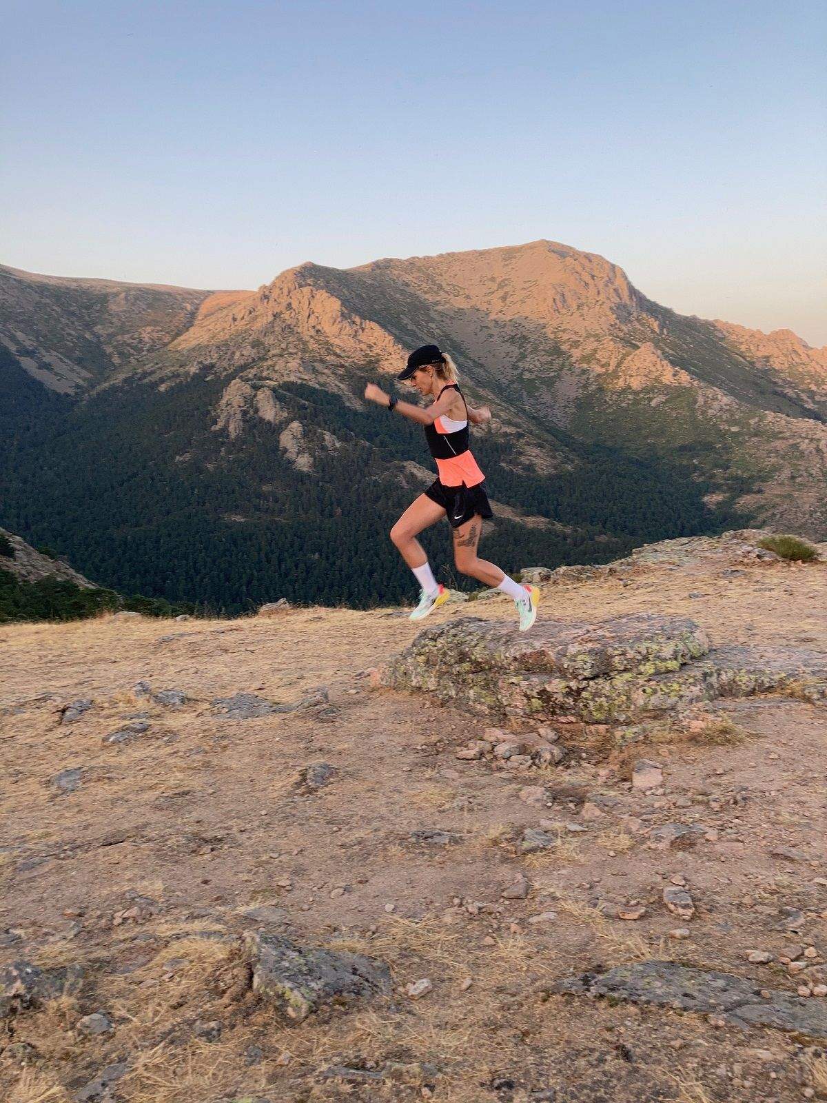 Entrenando por la montaña