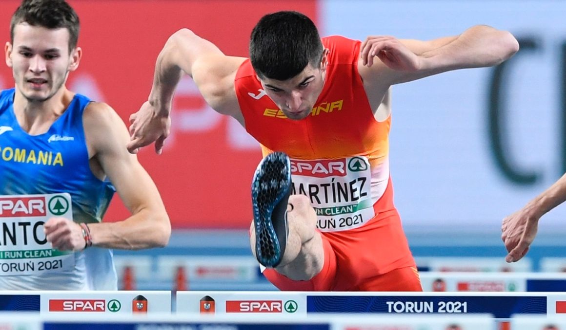 Asier Martínez durante el Campeonato de Europa de Torun. Foto EFE Asier Martínez durante el Campeonato de Europa de Torun. Foto EFE