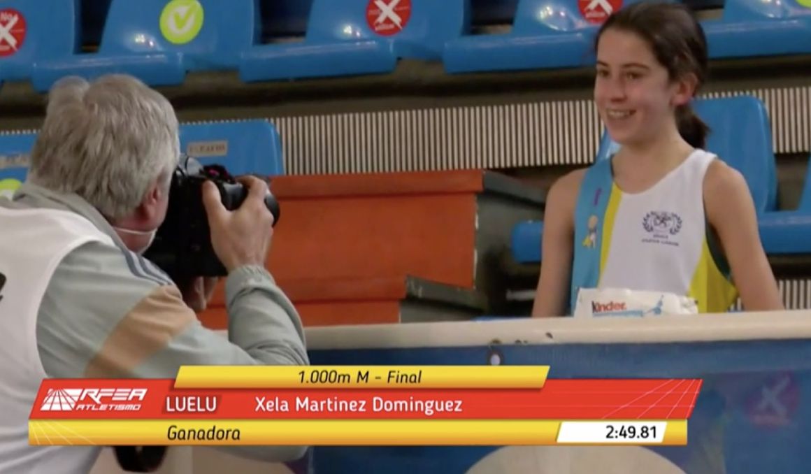 Xela Martínez tras el Campeonato de España sub16