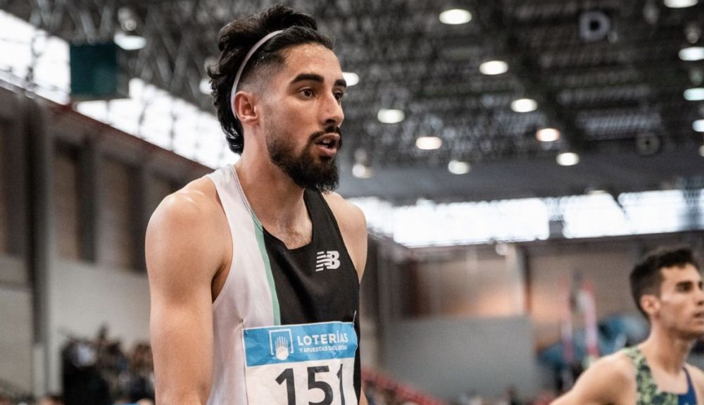 Saúl Ordóñez en el Campeonato de España en pista cubierta 2020. Foto: Sportmedia