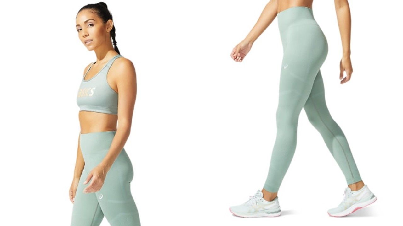 Conjunto de mallas y sujetador deportivo Asics Conjunto de mallas y sujetador deportivo Asics