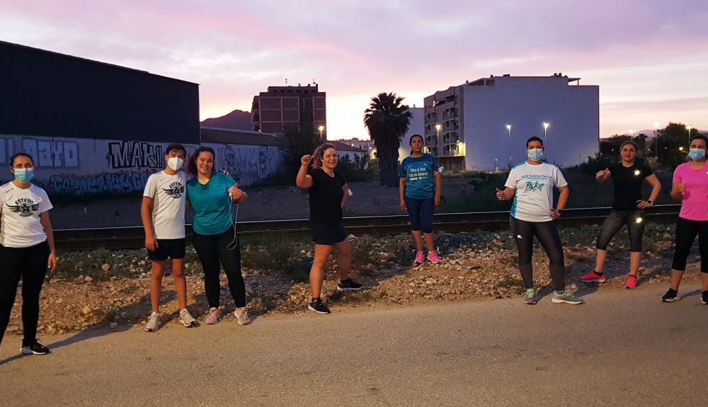 Con nuestro querido grupo de entrenamiento