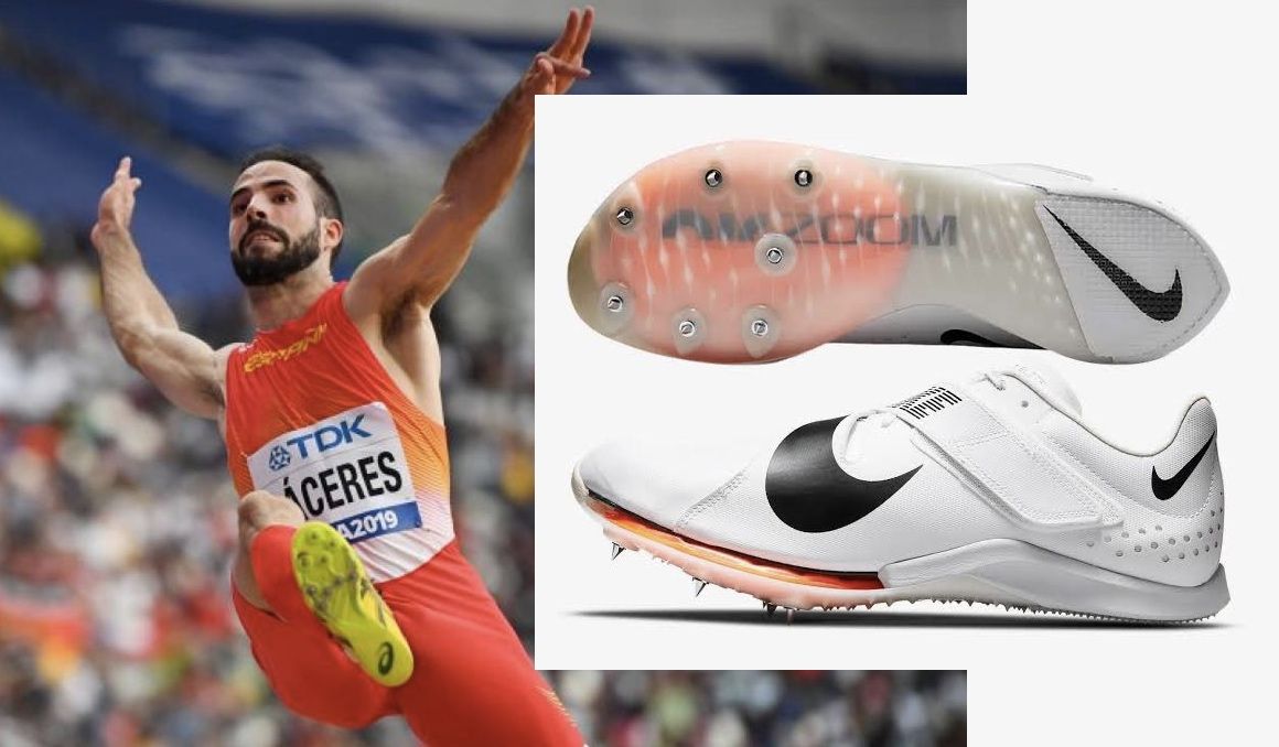 Eusebio Cáceres estalla en redes sociales tras probar las nuevas Nike para salto de longitud Eusebio Cáceres estalla en redes sociales tras probar las nuevas Nike para salto de longitud