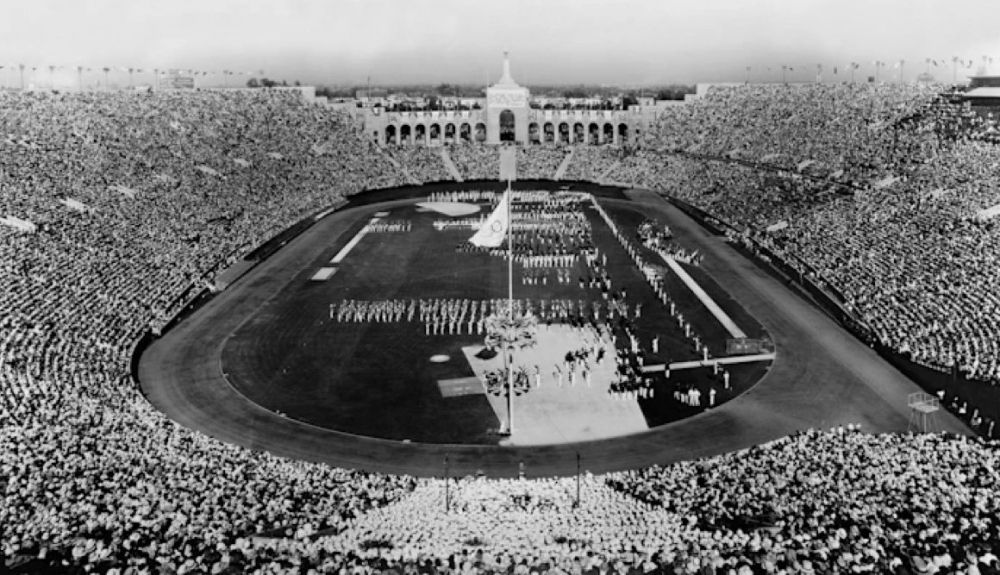 Una imagen del estadio olímpico de Los Ángeles 1932