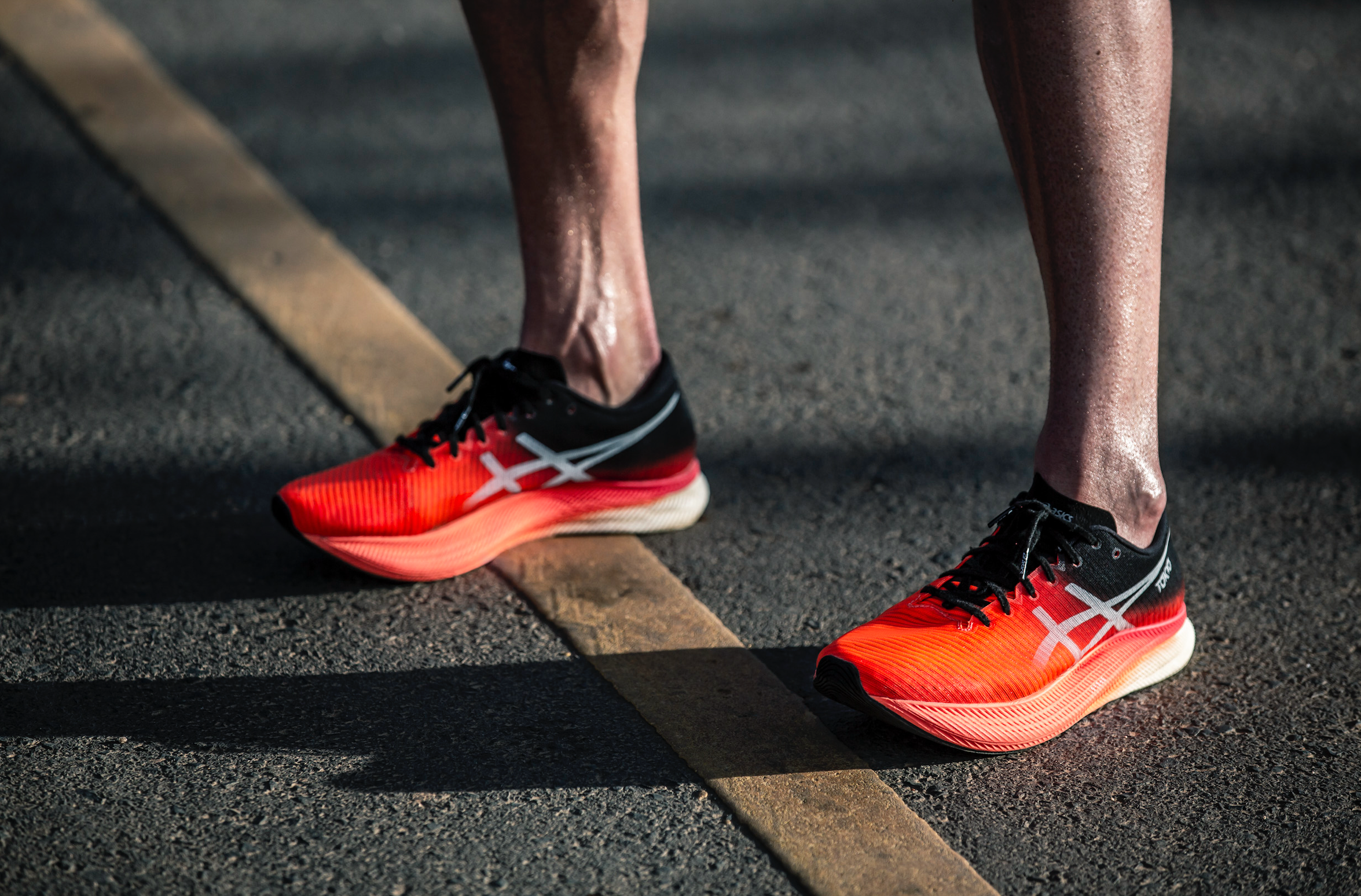 Así son las ASICS Metaspeed Sky que ponemos a prueba en este test de 5K. Así son las ASICS Metaspeed Sky que ponemos a prueba en este test de 5K.