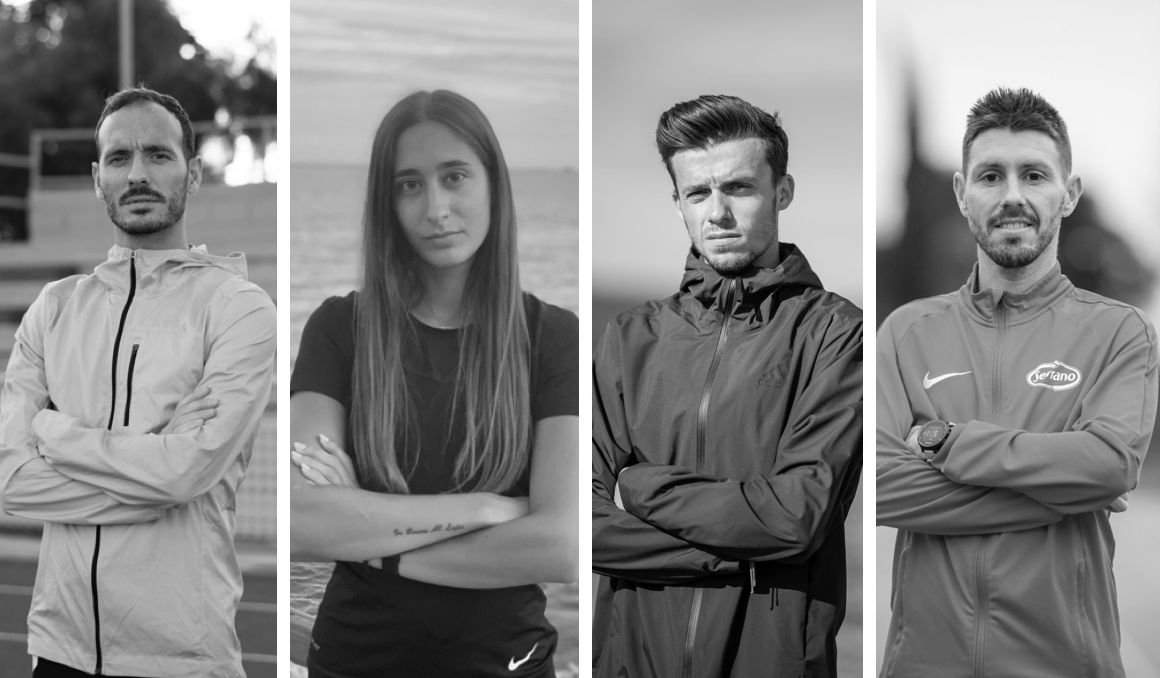 Las caras visibles del GO Running Team, el grupo de entrenamiento que nace en Valencia.