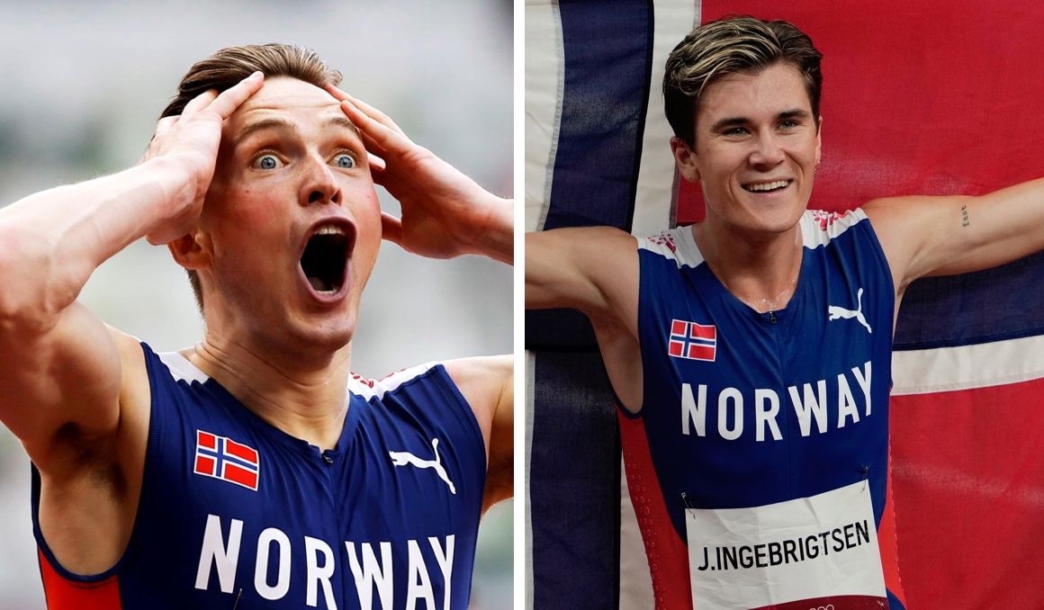Karsten Warholm y Jakob Ingebrigtsen, campeones olímpicos en Tokio, competirán en la Diamond League de Lausana. FOTORUNNERS.