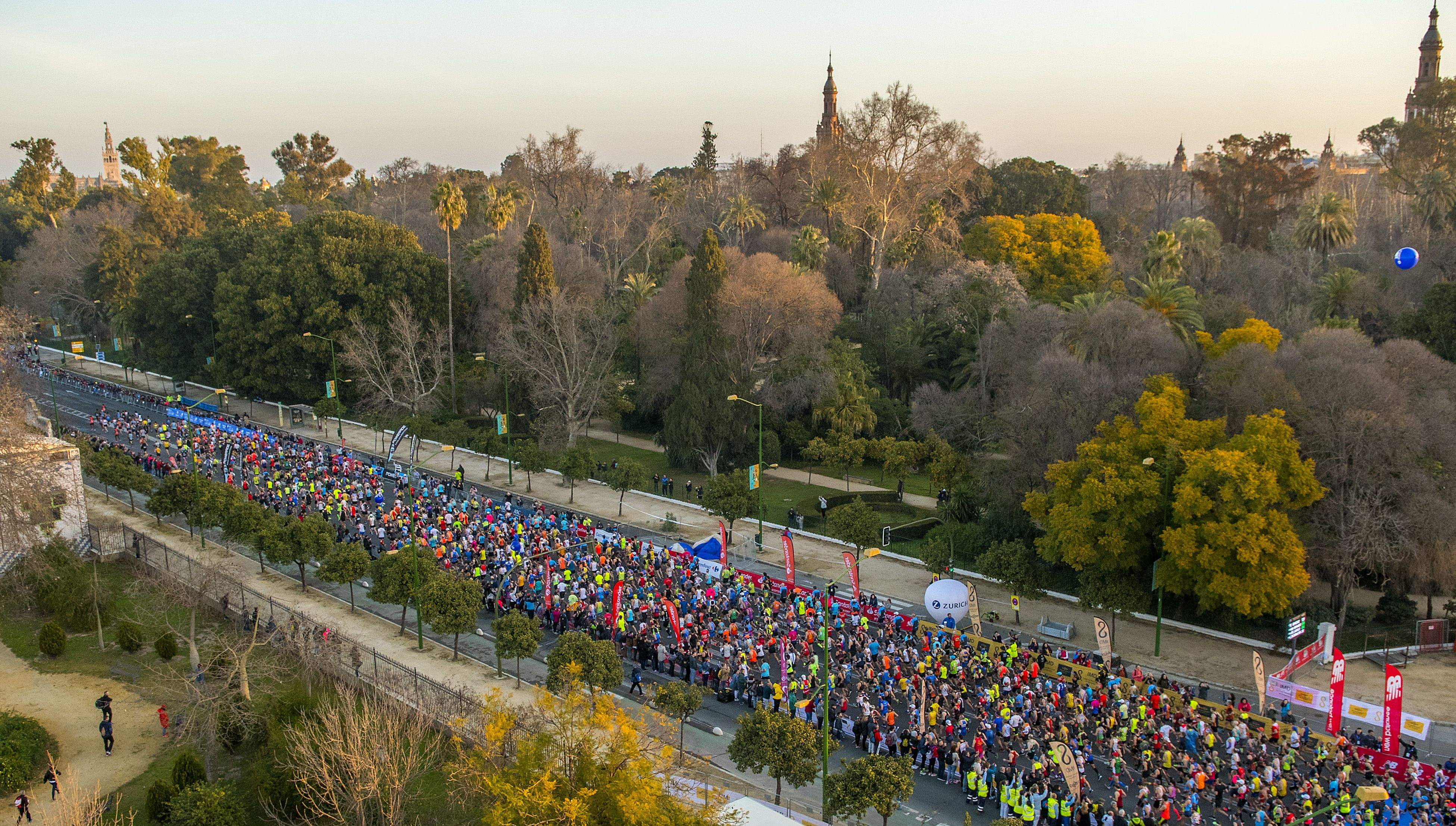 EL Zurich Maratón de Sevilla se celebrará el próximo domingo 20 de febrero de 2022. JUANJO ÚBEDA. EL Zurich Maratón de Sevilla se celebrará el próximo domingo 20 de febrero de 2022. JUANJO ÚBEDA.