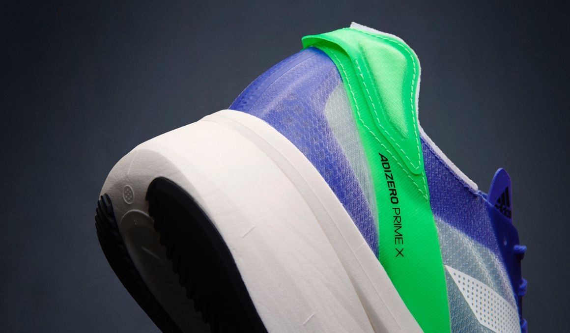 Detalle de las adidas Adizero Prime X, las zapatillas prohibidas para competir al contar con 50 milímetros en la suela. Detalle de las adidas Adizero Prime X, las zapatillas prohibidas para competir al contar con 50 milímetros en la suela.