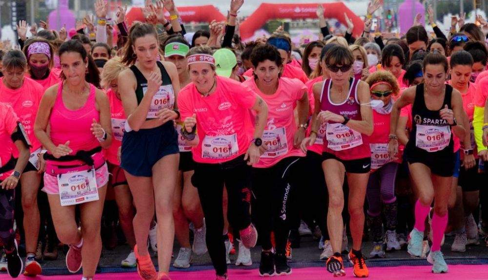 Salida de la Carrera de la Mujer Central Lechera Asturiana de Barcelona