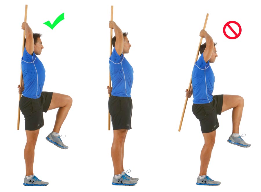 Estirar la cadera con abdominales y activación del core Estirar la cadera con abdominales y activación del core